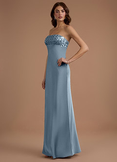 suknia Niebieski Pudrowy Maxi Narah image4