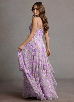 Harmony Violet Blomster Maxikjole image2