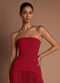 Robe Maxi Rouge Cerise Marnie image5