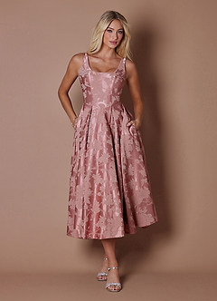 Robe Mi-Longue Rosewood Pink Alexandra image1