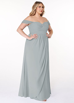 Azazie Millie Bridesmaid Dresses A-Line Sweetheart Neckline Chiffon Floor-Length Dress image10