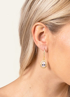 front Classic Teardrop Earrings