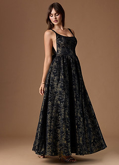 Bea Gilded Midnight Gown image5