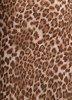 Robe Longue Léopard Fleuri Isadora image9