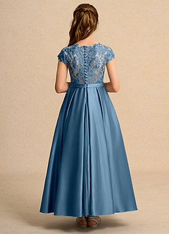 Azazie Bunny Girl vestidos de niña de las flores Vestido de Bermudas de Encaje de Princesa image2