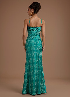 Robe Maxi Vert Persan Karolina image2
