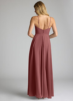 Azazie Akita Bridesmaid Dresses Amethyst A-Line Chiffon Dress image4