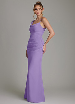 Azazie Ama Bridesmaid Dresses Tahiti A-Line Pleated Chiffon Dress image2