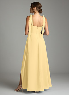 Azazie Debra Bridesmaid Dresses Butter A-Line with Pockets Chiffon Convertible Dress image10