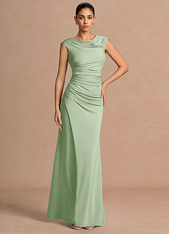 Maxi jurk Chantal Licht Groen image5
