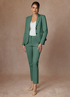 front Whitney Eukaliptus Kombinezon Ze Spodniami O Pełnej Długości I Rozciągliwym Splocie