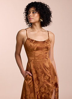 Abigail Caramel Maxi Dress image5