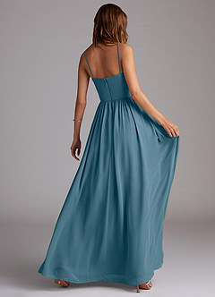 Azazie Calianna Bridesmaid Dresses Bermuda A-Line Off the Shoulder Chiffon Convertible Dress image6