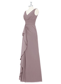 Azazie Julianna Bridesmaid Dresses Dusk A-Line Chiffon Dress image8