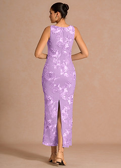 Fionna Frosted Lilac Maxi Dress image2