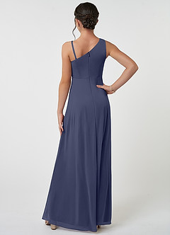 Azazie Brooke Junior Stormy A-Line Pleated Mesh Dress image2