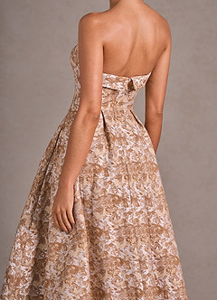 Maxi jurk Emberlyn Bruin Multi image6