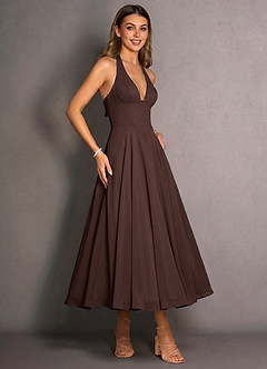 Isabeau Truffle Maxi Dress image4