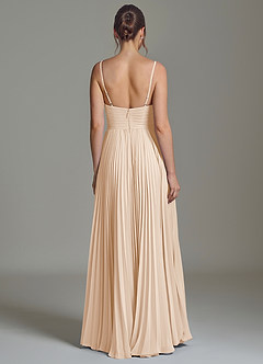 Azazie Catie Brautjungfernkleider A-Linie Herzausschnitt Chiffon Kleid Alabaster Weiß image6