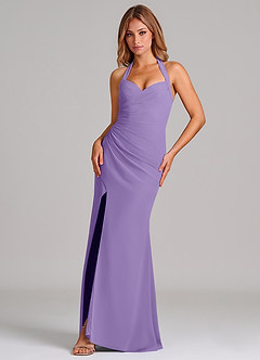 Azazie Emeria Suknie dla druhen Syrena Dekolt w kształcie serca Szyfon Do ziemi Sukienka image1