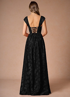 Hazel Black Pleated Maxi Dress image2