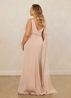 Christian Siriano Bridal for Azazie 1011 Bridesmaid Dresses English Rose Mermaid Bow Stretch Satin Dress image12
