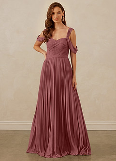 Christian Siriano Bridal for Azazie 1013 Bridesmaid Dresses Amethyst A-Line Off the Shoulder Chiffon Dress image8