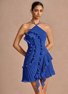 Hatsu Royal Blue Mini Dress image5