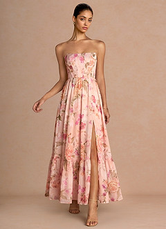 Vestido Ramo Abstracto Floral Maxi Liorah image3