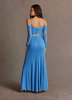 Alexandra Blue Jay Off Shoulder Maxi Dress image8