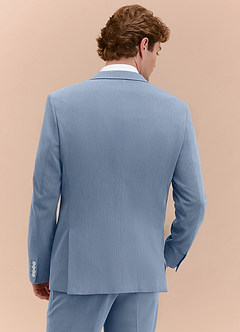 front William Dusty Blue Comfort Blend Suit Jacket