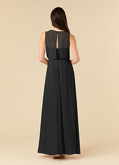 Azazie Marchioness 신부의 어머니 드레스 A라인 쉬폰 바닥 길이 드레스 image2