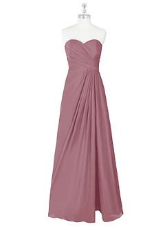 Azazie Arabella Allure Bridesmaid Dresses Vintage Mauve A-Line Sweetheart Neckline Chiffon Convertible Dress image8