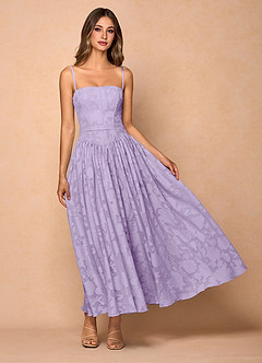 Robe Longue Lilas Skylar image4
