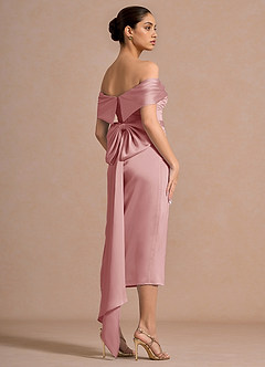 Andrea Light Pink Midi Dress image6