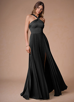 Abito Lungo Nero Afra image3