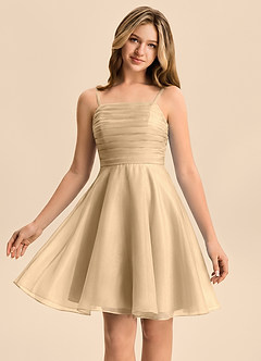 front Azazie Miko Junior Formal Dress