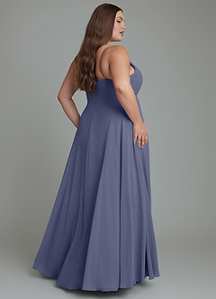 Azazie Amani Bridesmaid Dresses Stormy A-Line Pleated Chiffon Dress image8