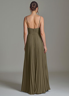 Azazie Catie Bridesmaid Dresses Willow Green A-Line Sweetheart Neckline Chiffon Dress image6