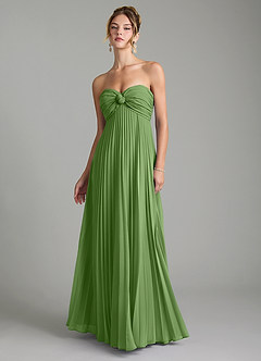 Azazie Tempest Brautjungfernkleider Wandelbar Empire Korsett Chiffon Kleid Basilikum image4