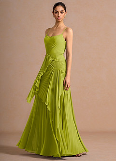 Bashira Lemon Green Maxi Dress image3