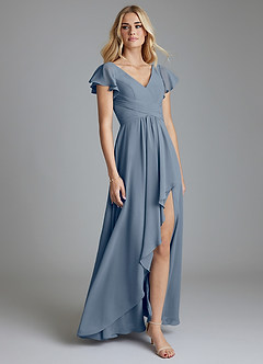 Azazie Omari Bridesmaid Dresses Twilight A-Line Chiffon Dress image1