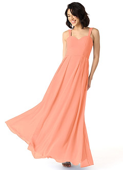 Azazie Simoan Final Sale Sunset A-Line Sweetheart Neckline Chiffon Dress image1