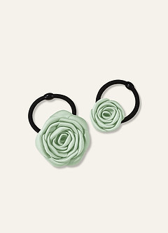 Conjunto de 2 gomas para el pelo Darling Poise Ivory Flower