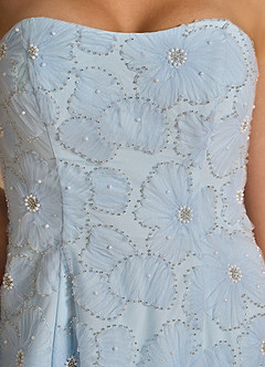 Aiselle Sky Blue Maxi Dress image6