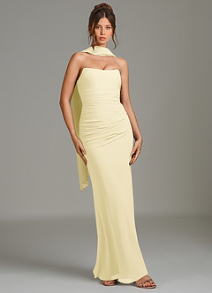 Azazie Whitley Morsiusneito Mekot Mrenneito Olkaimeton Sifonki Lattian pituus Mekko image1