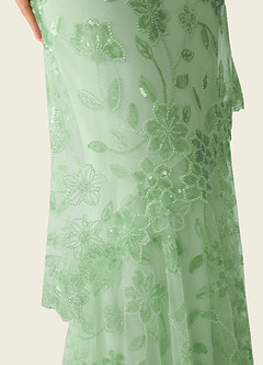 Fayerosa Sage Beading Sequin Embroidery Prom Dress image7