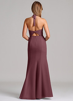 Azazie Emeria Suknie dla druhen Syrena Dekolt w kształcie serca Szyfon Do ziemi Sukienka image2