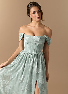 Maxi jurk Rio Bevroren Salie image12