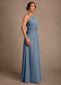Azazie Georgie Mother of the Bride Dresses Twilight A-Line Lace Chiffon Dress image2